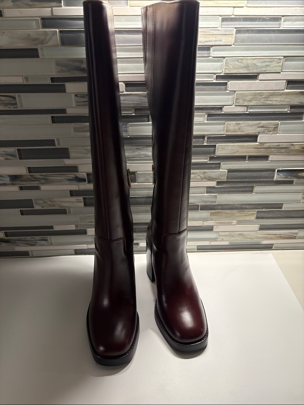 Vince Camuto Gibi Over-the-Knee Boots in Burgundy